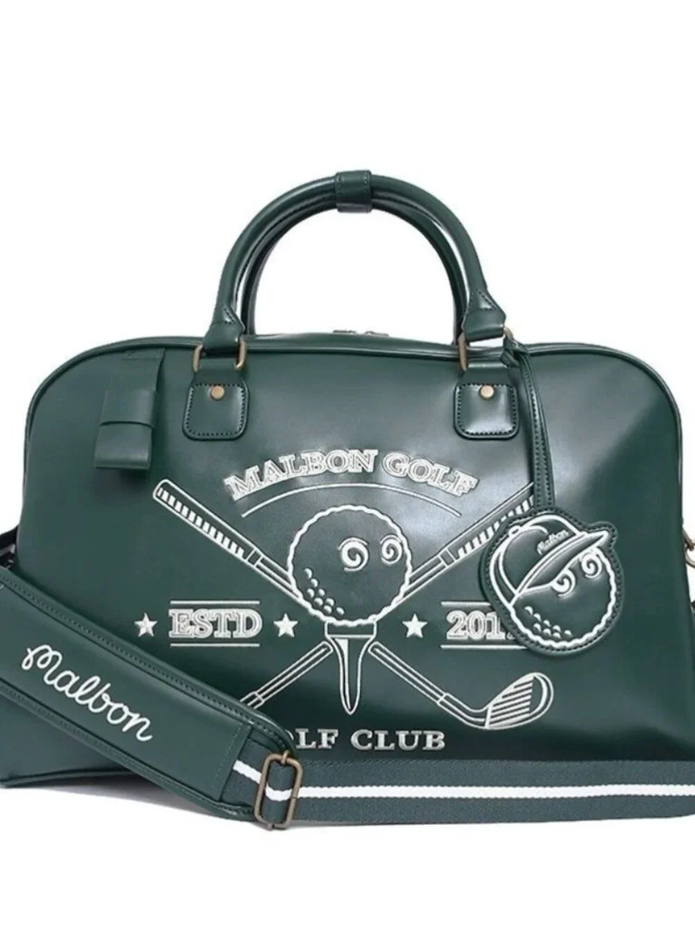 Malbon Golf Bag Boston Bag Clothing Storage Handbag with Shoulder Strap